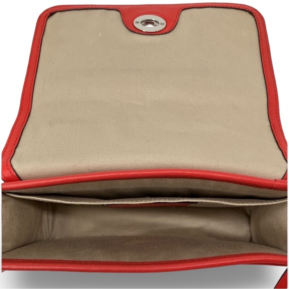 Coach Y2K Legacy Dinky Penny Shoulder Purse Crossbody Carnelian Red | 19914 - Picture 13 of 16